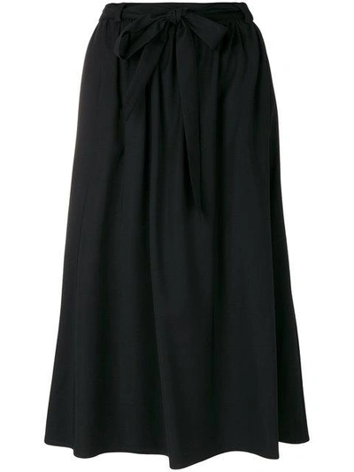 Shop Marcha Valerie Midi Skirt - Black