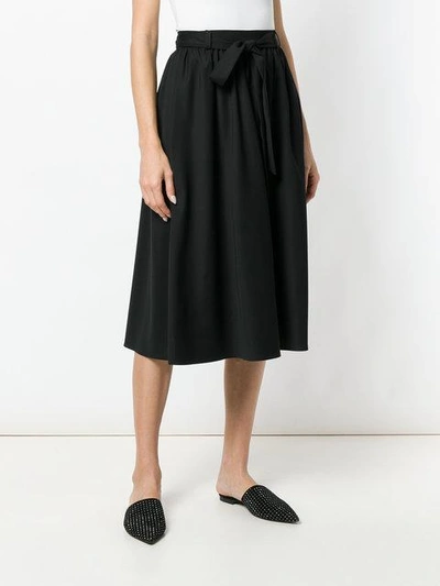 Shop Marcha Valerie Midi Skirt - Black