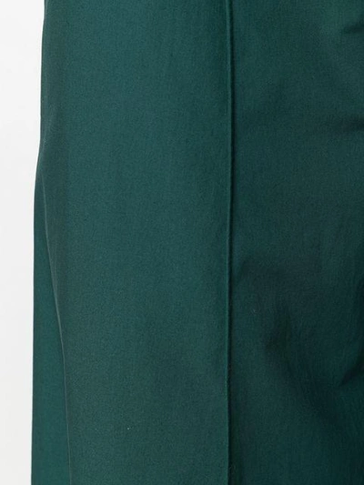 Shop Lemaire Plain Palazzo Pants In Green