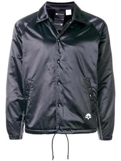 Shop Adidas Originals By Alexander Wang Classic Coach Jacket In Black