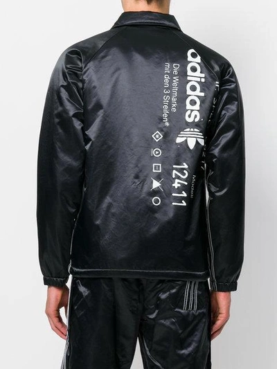 Shop Adidas Originals By Alexander Wang Classic Coach Jacket In Black