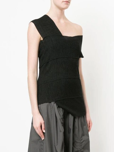 Shop Taylor Crinkle Continual Top In Black