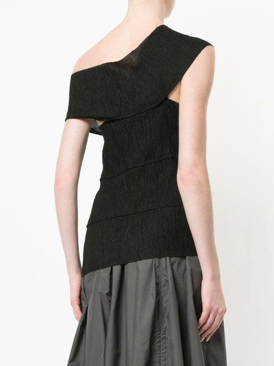Shop Taylor Crinkle Continual Top In Black