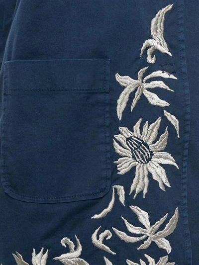 Shop Bazar Deluxe Lace Trim Floral Embroidered Coat