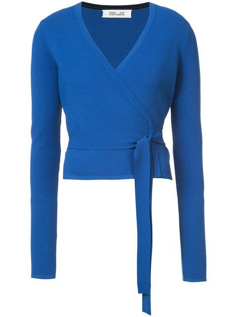 dvf wrap sweater
