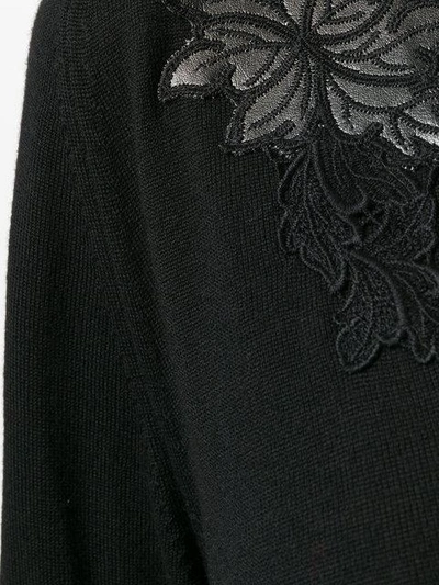 Shop I'm Isola Marras Appliqué Cardigan - Black