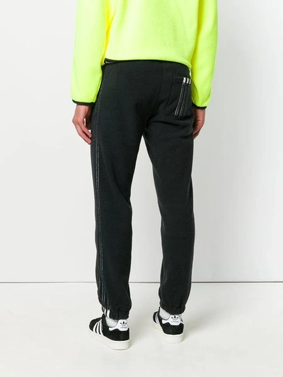 Shop Adidas Originals By Alexander Wang Inside-out Graphic Track Pants - Black