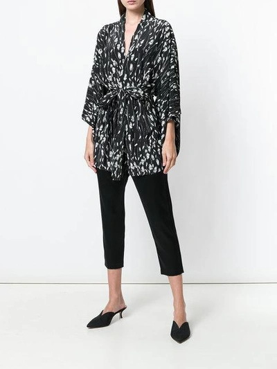 Nili Lotan Paris High-rise Silk Cropped Trousers In Black