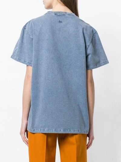 Shop Stella Mccartney Jersey T-shirt In Blue