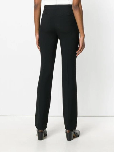 Shop Chloé Flared Tailored Trousers In Black