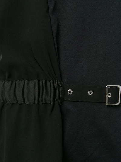 Shop Comme Des Garçons Noir Kei Ninomiya Layered Belt T-shirt - Black