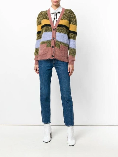 Shop N°21 Striped Knit Cardigan