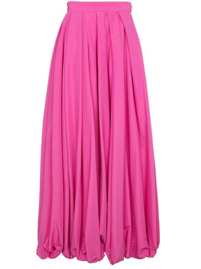 Shop Rosie Assoulin Maxi Parachute Skirt - Pink