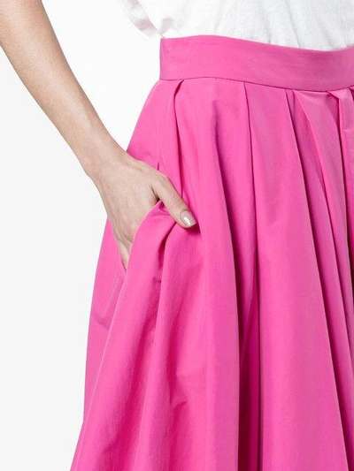 Shop Rosie Assoulin Maxi Parachute Skirt - Pink