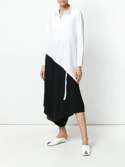 Shop Y's Asymmetric Hem Skirt