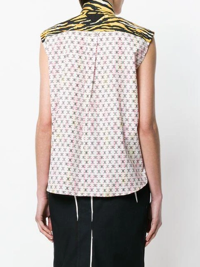 printed and studded shirt