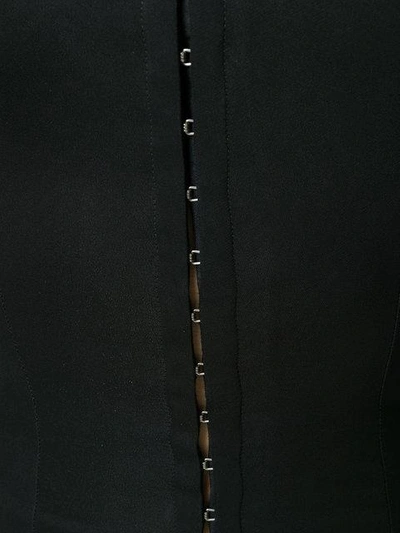 Shop Murmur Hook Front Fitted Maxi Dress - Black