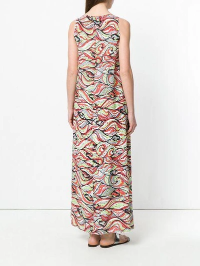 Shop M Missoni Printed Sleeveless Maxi Dress