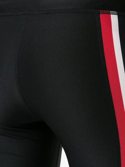 Shop The Upside Stripe Detail Cropped Leggings - Black