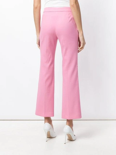 Shop Boutique Moschino Cropped Tailored Trousers