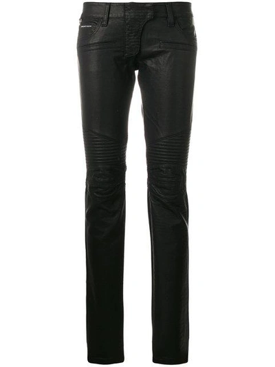 Shop Philipp Plein Biker Trousers