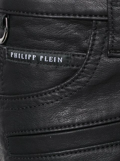 Shop Philipp Plein Biker Trousers