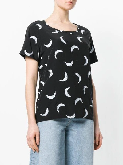 printed moon T-shirt