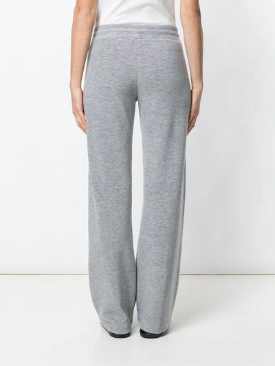 Shop Agnona Casual Track Pants In Grey