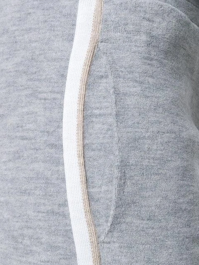 Shop Agnona Casual Track Pants In Grey
