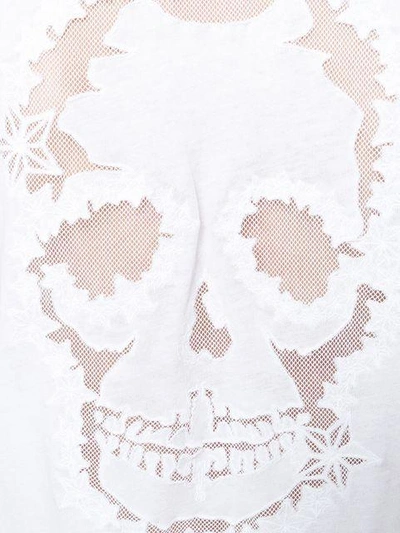 Shop Zadig & Voltaire Story Fishnet Skull T-shirt