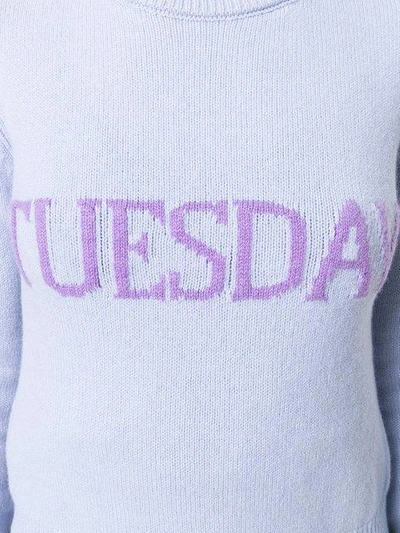 Shop Alberta Ferretti Tuesday Sweater - Blue