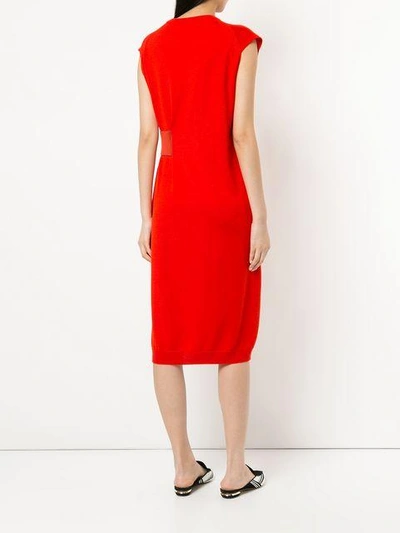 Shop Proenza Schouler Sleeveless Midi Dress In Red