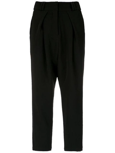 Shop Olympiah Tapered Trousers In Black