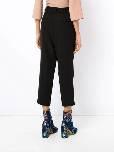 Shop Olympiah Tapered Trousers In Black