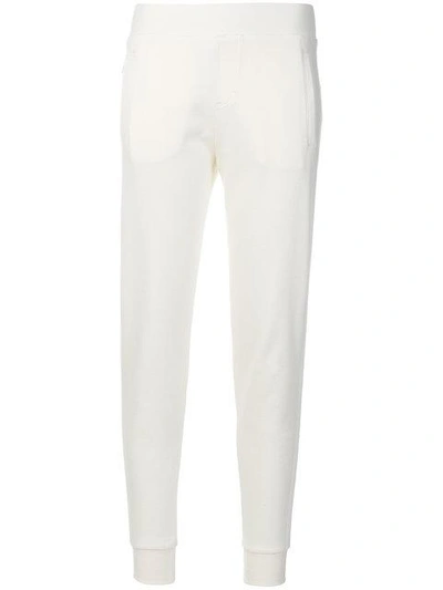 Shop Moncler Slim Fit Track Pants In Neutrals