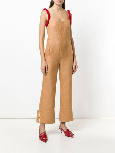 Shop Atu Body Couture Dune Jumpsuit - Neutrals