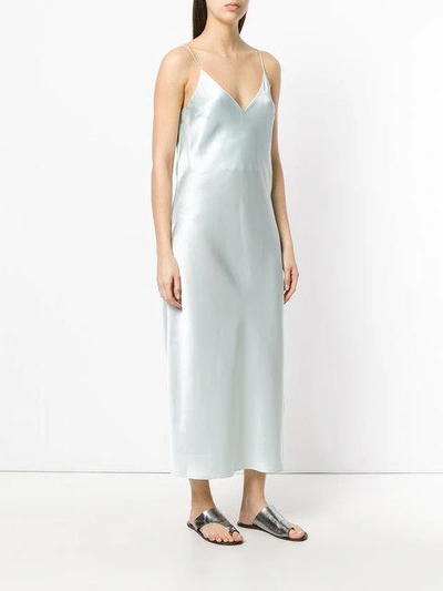 Shop Walk Of Shame Long Slip Dress In Blue