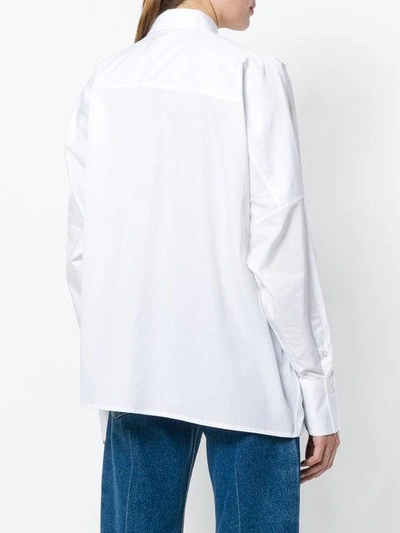 Shop Mrz Side Printed Shirt In White
