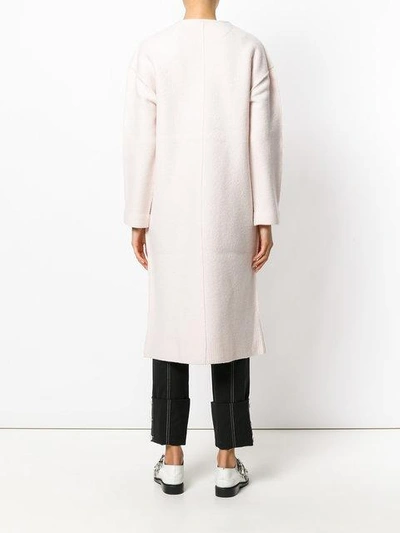 Shop Proenza Schouler Oversized Buttoned-up Coat In Pink