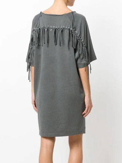 Shop Diesel D-ace Dress - Grey