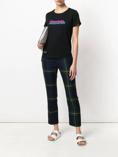 Shop Marc Jacobs Love T-shirt In 001 Nero