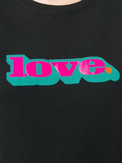 Shop Marc Jacobs Love T-shirt In 001 Nero