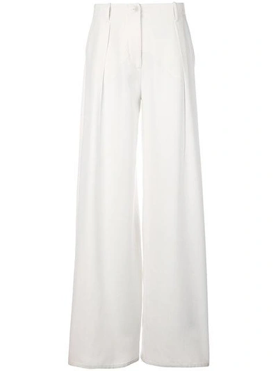 Shop Tomas Maier Wide Leg Pant In White