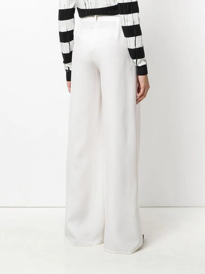 Shop Tomas Maier Wide Leg Pant In White