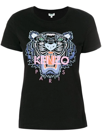 Kenzo Classic Tiger Graphic Tee In Black
