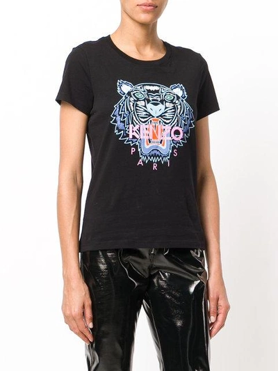 Kenzo Classic Tiger Graphic Tee In Black