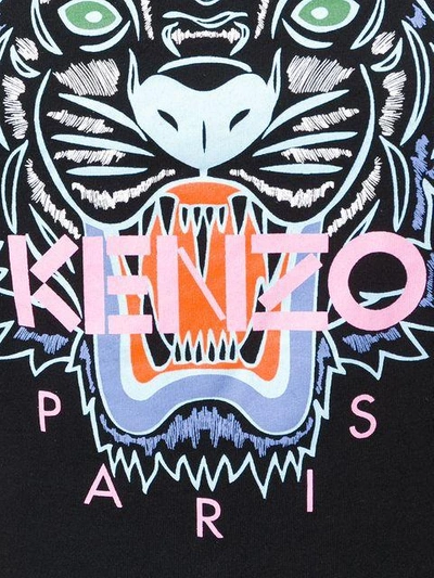 Kenzo Classic Tiger Graphic Tee In Black