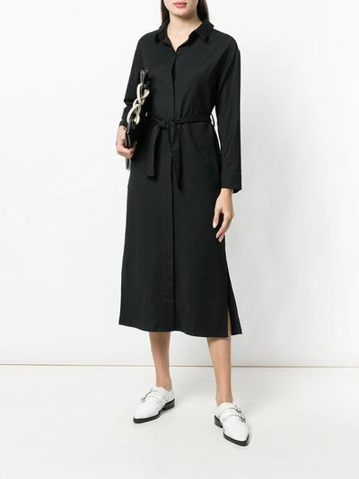 Shop Marcha Elena Shirt Dress In Black