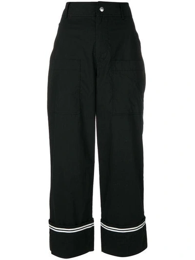Shop Philosophy Di Lorenzo Serafini Carrot Fit Trousers In Black