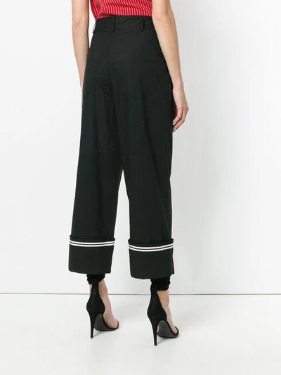 Shop Philosophy Di Lorenzo Serafini Carrot Fit Trousers In Black